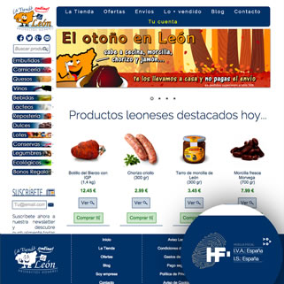 La tienda online de León